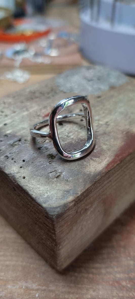 Chunky open ring